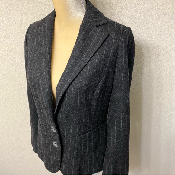 Banana Republic Wool Cashmere Blend Striped Blazer - Picture 3 of 12
